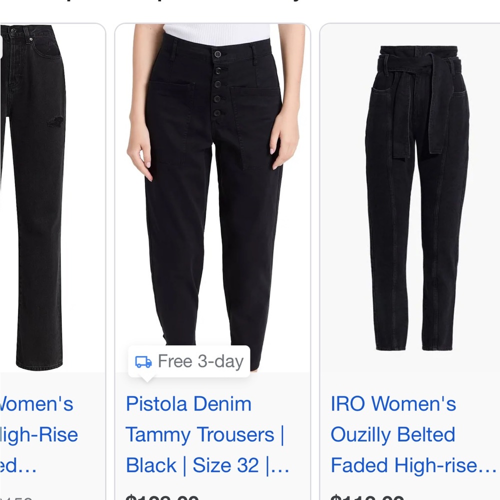 PISTOLA denim tammy trousers